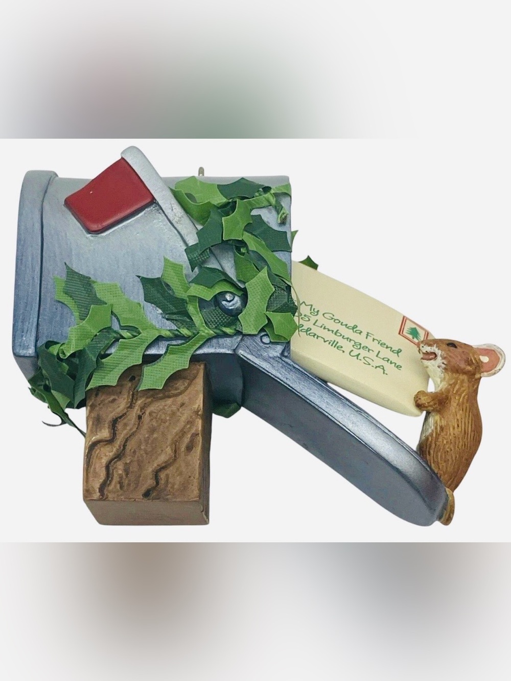 2005 To My Gouda Friend Reptile Habitat Decorative Ivy Garland Mailbox Mouse